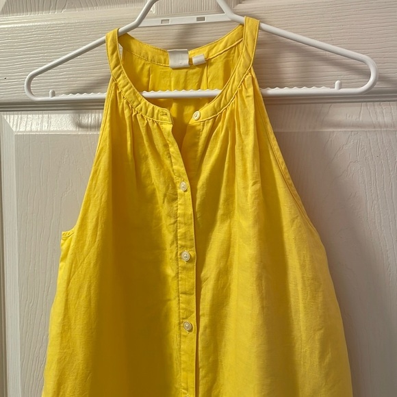 Gap | Halter-Neck Shirtdress in Cotton-Linen | Button Down | Midi | Size XS - Picture 2 of 16